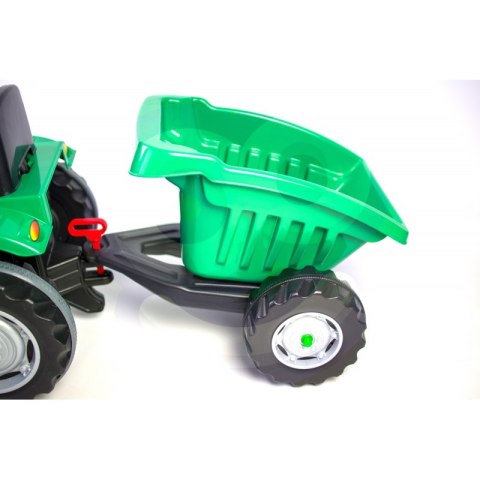 WOOPIE Traktor na Pedały Farmer GoTrac MAXI z Przyczepą Ciche Koła