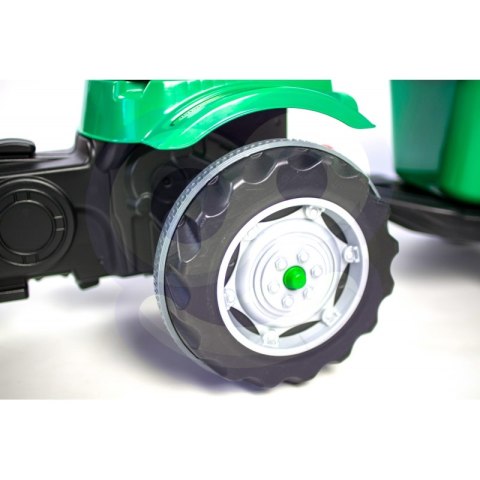 WOOPIE Traktor na Pedały Farmer GoTrac MAXI z Przyczepą Ciche Koła