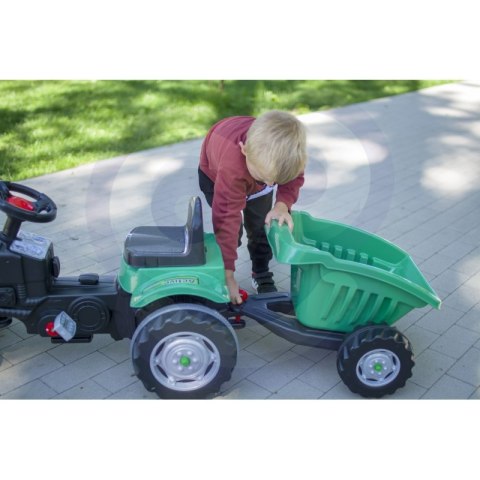 WOOPIE Traktor na Pedały Farmer GoTrac MAXI z Przyczepą Ciche Koła