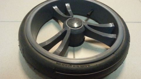 BEBETTO KOŁO 3V V1L DUŻE POMPOWANE - SZARE + SZARE