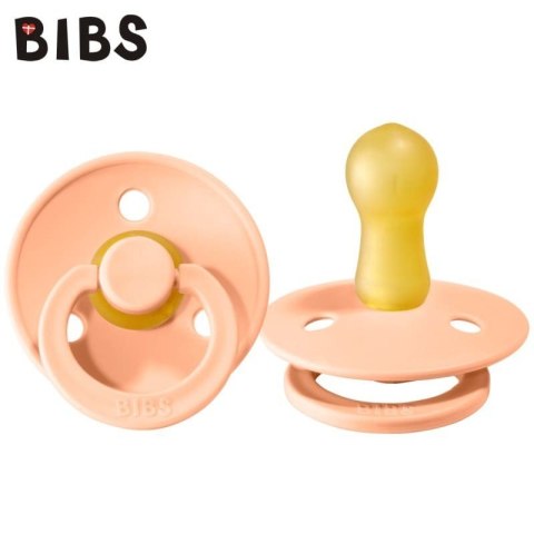 BIBS COLOUR PEACH SUNSET M Smoczek Uspokajający kauczuk Hevea