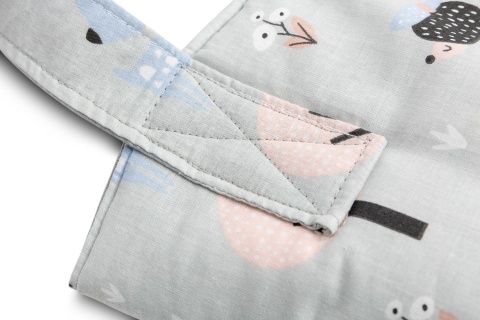 SENSILLO KOSZ NA ZABAWKI MEDIUM 35X47 CM JELONKI SZARE