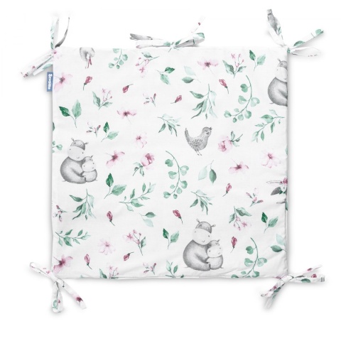 SENSILLO ORGANIZER NA ŁÓŻKO – WAFEL HIPOPOTAMY RÓŻOWY