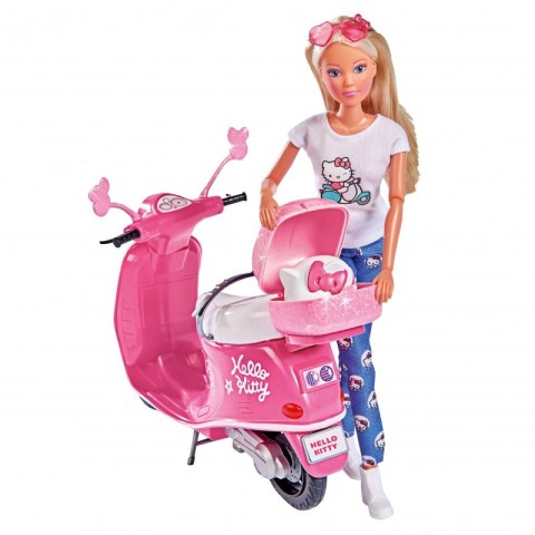 SIMBA Lalka Steffi na Skuterze Hello Kitty