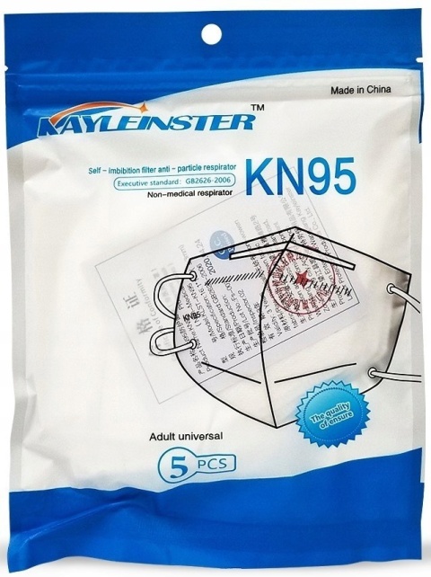Maseczka FFP2 z filtrem KN95 95% Maska 4-WARSTWY CErtyfikat