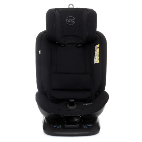 HEVELIUS Coto Baby 0-36kg obrotowy fotelik samochodowy - Black Melange 01