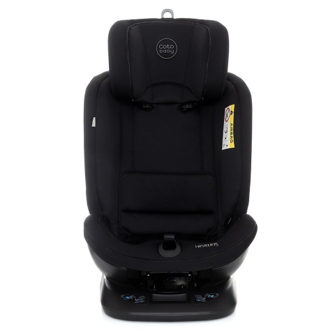 HEVELIUS Coto Baby 0-36kg obrotowy fotelik samochodowy - Dark Grey Melange 13