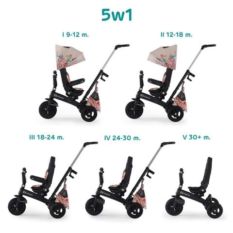 EASYTWIST FREEDOM Kinderkraft ultralekki rowerek trójkołowy