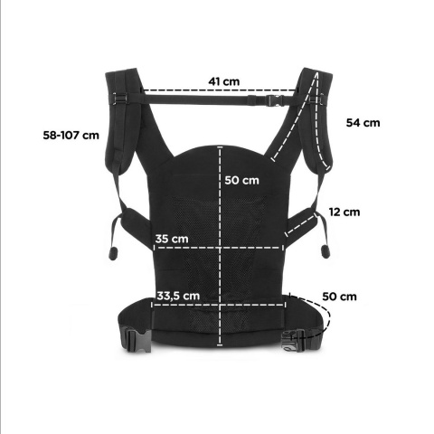 HUGGY FREEDOM Kinderkraft nosidełko dziecięce do 20 kg