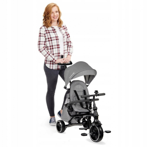 Kinderkraft Składany Rowerek Trójkołowy Jazz - Grey