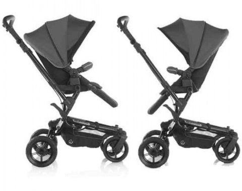 Jane EPIC 2w1 wózek + gondola TRANSPORTER 2 - S49 Black