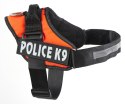 Szelki dla psa mocne L 65-80cm Police K9 pomarańcz