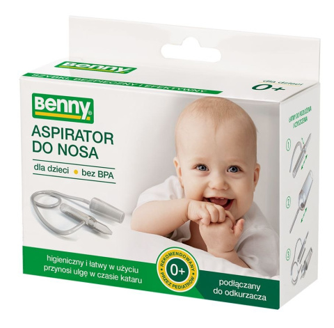 BENNY Aspirator do nosa AbakusBaby - podłączany do odkurzacza
