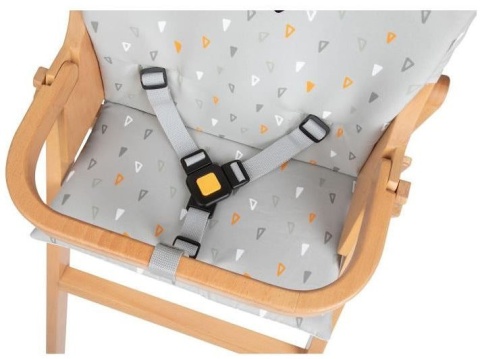 NORDIK Safety 1st Krzesełko do karmienia z wkładką - WARM GREY