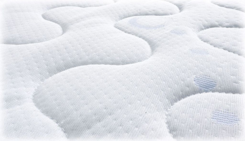 Sensillo Materacyk do wózka rozmiar 75x35cm piankowy pikowany - biały