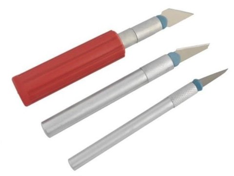 Skalpele, nożyki modelarskie - zestaw