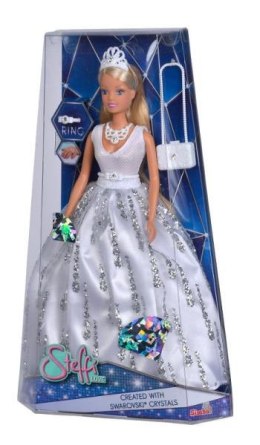 SL Lalka Steffi w długiej sukni z kryształkami