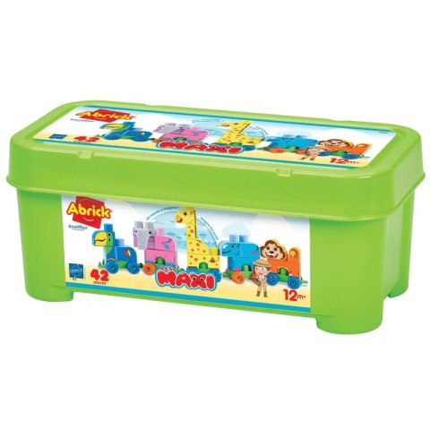 Ecoiffier Abrick Maxi Zoo Pociąg Zestaw 42 elementów