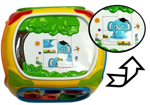 Interaktywny Sorter z Telefonem Nauka Kształtów Liczb Pianinko