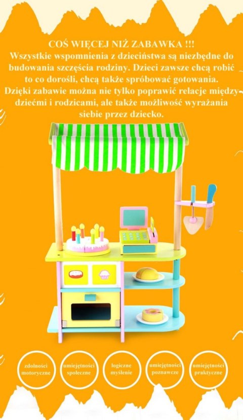 Drewniana piekarnia sklep z akcesoriami