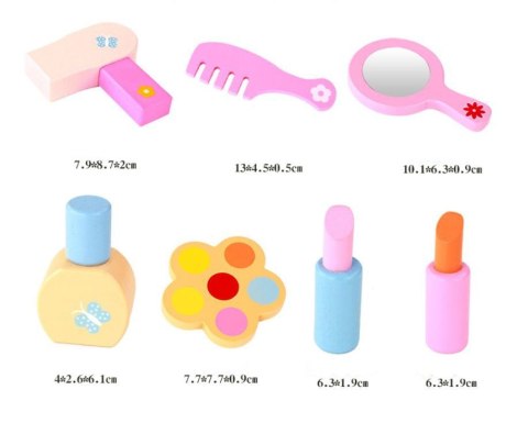 Drewniana toaletka dla dziewczynki