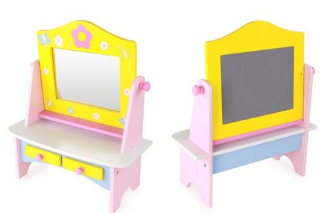 Drewniana toaletka dla dziewczynki