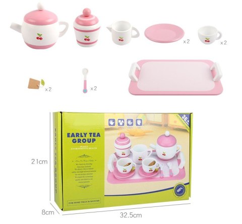 Drewniany zestaw Herbatka