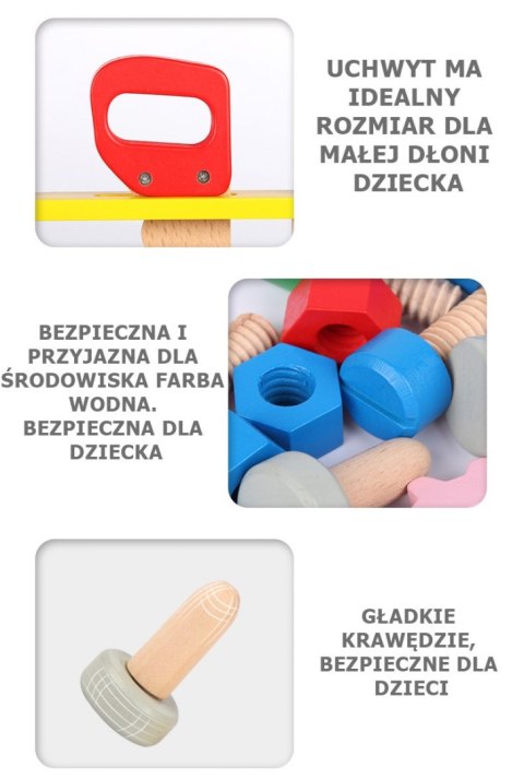 Duży drewniany warsztat