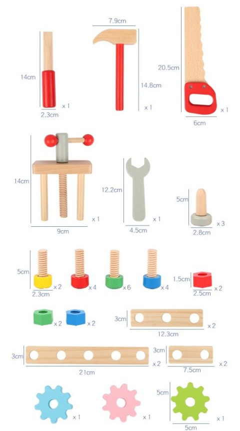 Duży drewniany warsztat