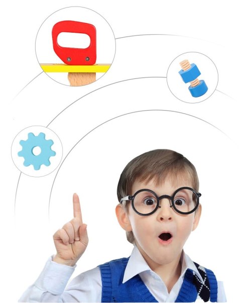 Duży drewniany warsztat