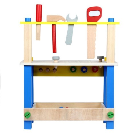 Duży drewniany warsztat