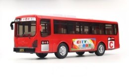 Autobus miejski szkolny z napędem 1:20 czerwony
