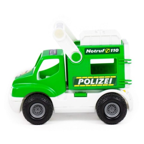 ConsTruck Samochód Policyjny Gumowe Koła
