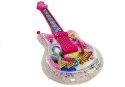 Zestaw Gitara Dziecięca z Mikrofonem i Okularami Różowa 51 cm
