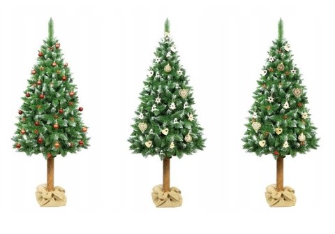 Choinka Sztuczna Sosna Diamentowa 160cm na Pniu Premium