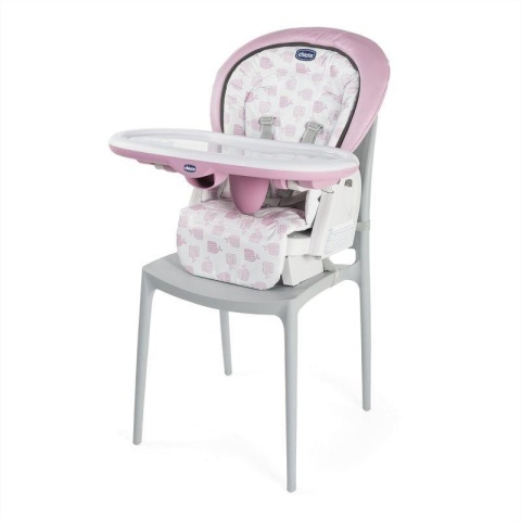 POLLY PROGRES5 5w1 Chicco Krzesełko do karmienia 0m+ - PINK