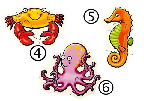 Puzzle Kotki Zwierzęta Domowe Układanka 6szt