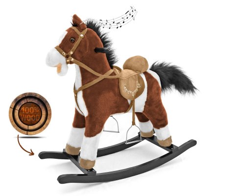 Koń Mustang ciemny brąz