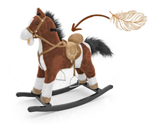 Koń Mustang ciemny brąz