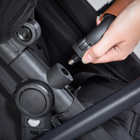 HAUCK PACIFIC 3 SHOP N DRIVE 3w1 Wózek wielofunkcyjny z fotelikiem Zero Plus 0+ CAVIAR