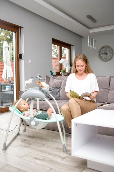 LOOP Caretero Huśtawka dla niemowląt do 12kg - Graphite