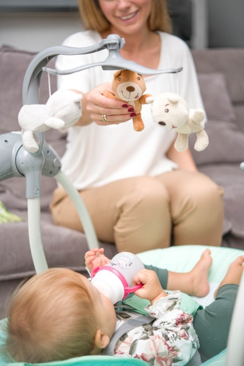 LOOP Caretero Huśtawka dla niemowląt do 12kg - Graphite