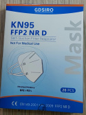 Maseczka FFP2 z filtrem KN95 95% Maska 4-WARSTWY CERTYFIKAT CE GDSIRO