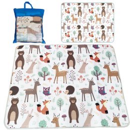 Mata zwierzątka leśne 150x180