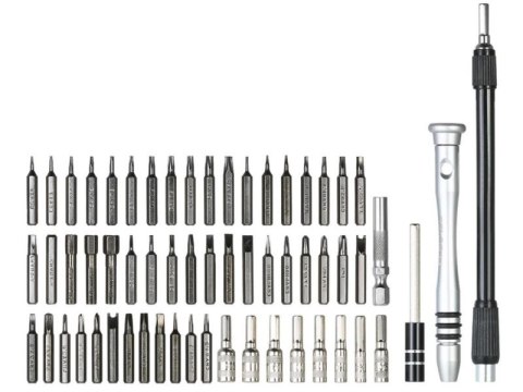 Zestaw śrubokrętów ze stali chromowo-wanadowej (CrV) 61 w 1