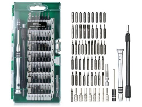 Zestaw śrubokrętów ze stali chromowo-wanadowej (CrV) 61 w 1