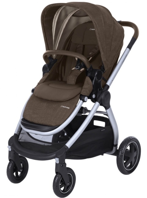 Adorra 3w1 Maxi-Cosi gondola Oria z fotelikiem CabrioFix wózek głęboko-spacerowy NOMAD BROWN