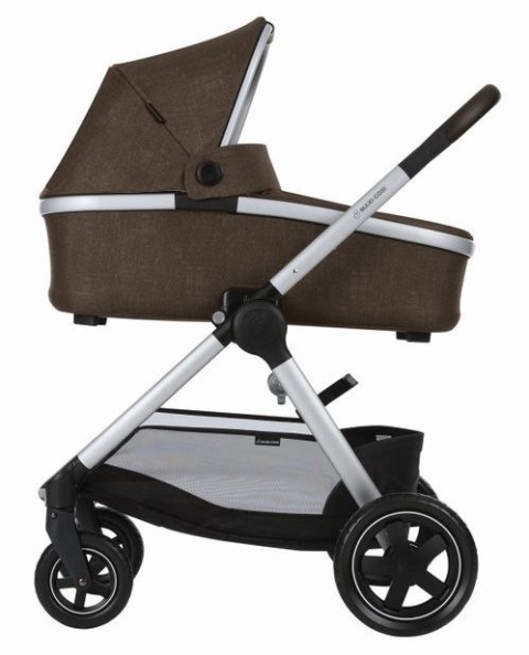 Adorra 3w1 Maxi-Cosi gondola Oria z fotelikiem CabrioFix wózek głęboko-spacerowy NOMAD BROWN
