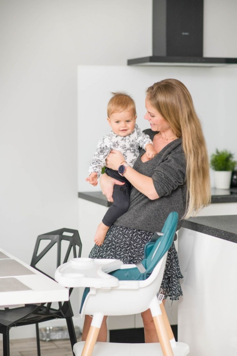 CARETERO TUVA KRZESEŁKO DO KARMIENIA 2w1 - GREY