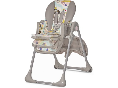 YUMMY UP KINDERKRAFT Krzesełko do karmienia 6m+ GREEN TREE